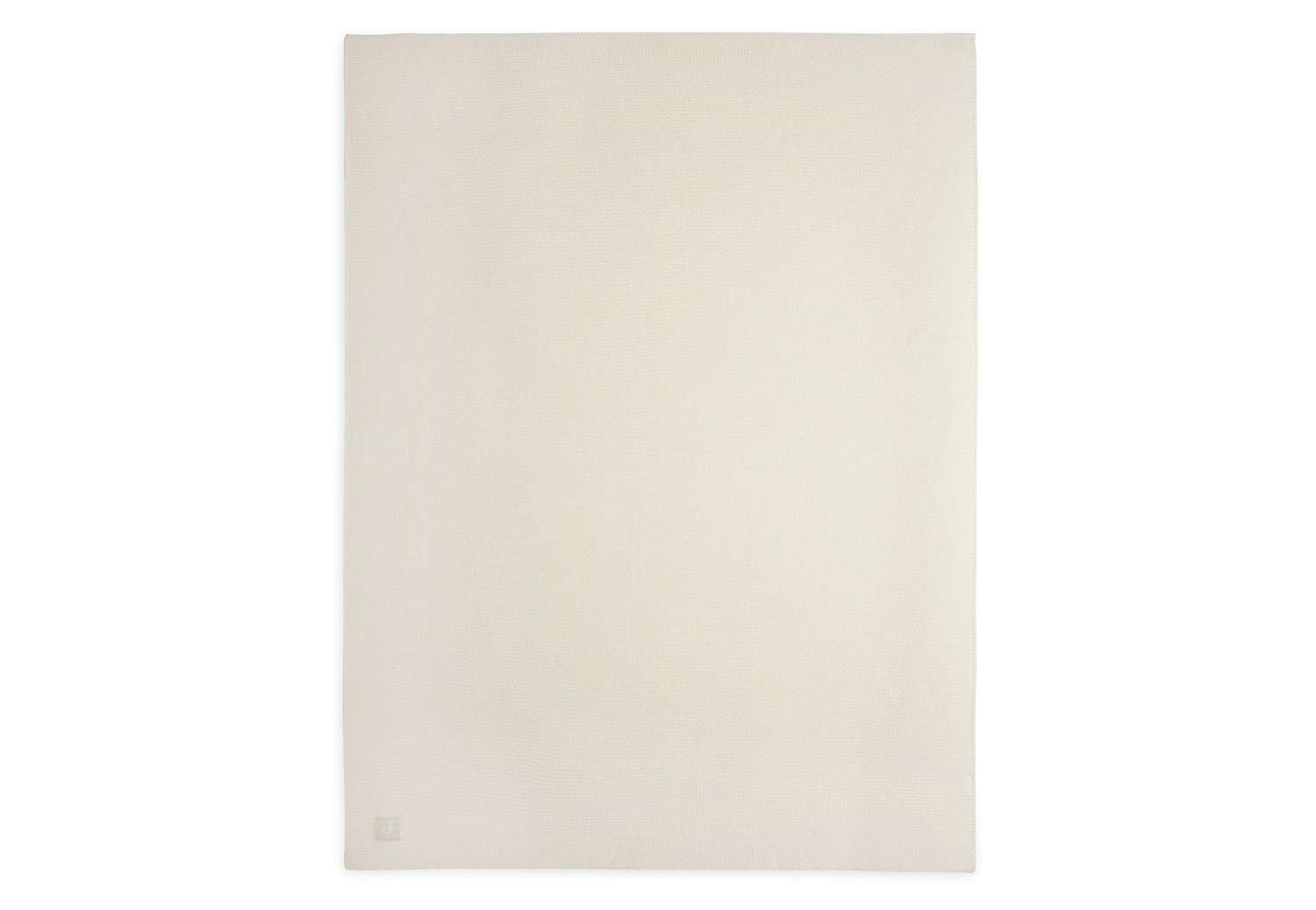 Deken Basic Knit - Ivory 75x100cm - afbeelding 2