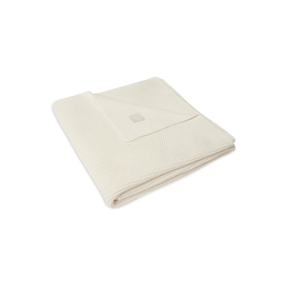 Jollein - Deken Basic Knit - Ivory 75x100cm