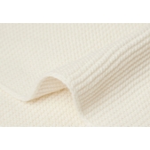 Jollein - Deken Basic Knit - Ivory 75x100cm