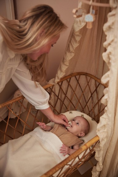 Jollein - Deken Basic Knit - Ivory 75x100cm