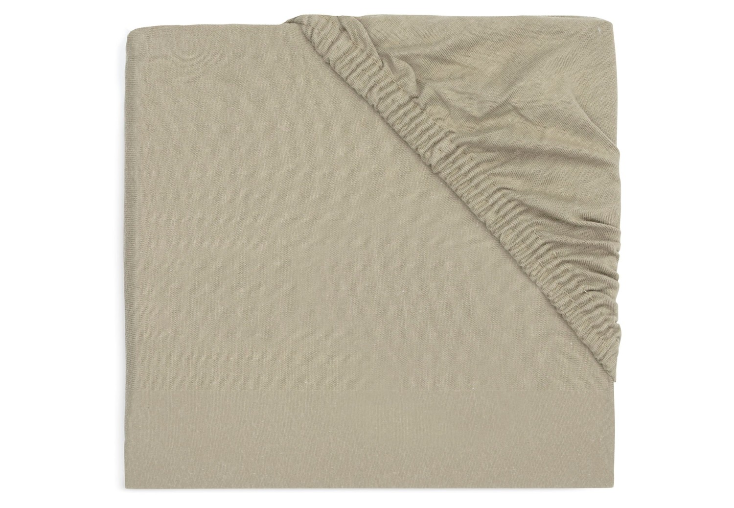 Jersey Hoeslaken 60x120cm - Olijfgroen