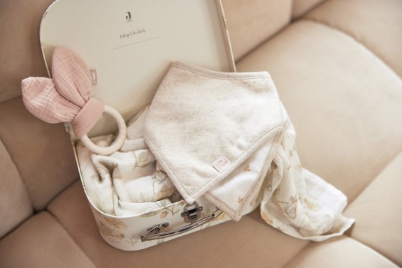 Jollein - Speendoekje Bunny Ears - Wild Rose