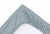 Jollein - Aankleedkussenhoes Twinkling - Sea Green