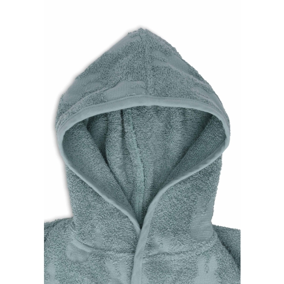 Jollein - Badjas 3-4 Jaar - Miffy Jacquard - Sea Green