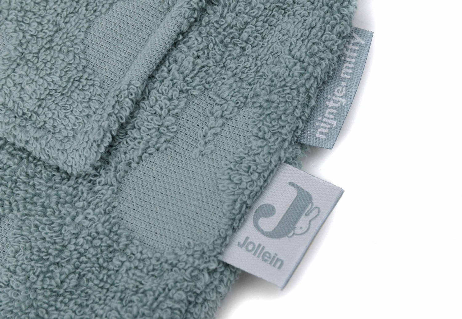 Badjas 3-4 Jaar - Miffy Jacquard - Sea Green - afbeelding 4
