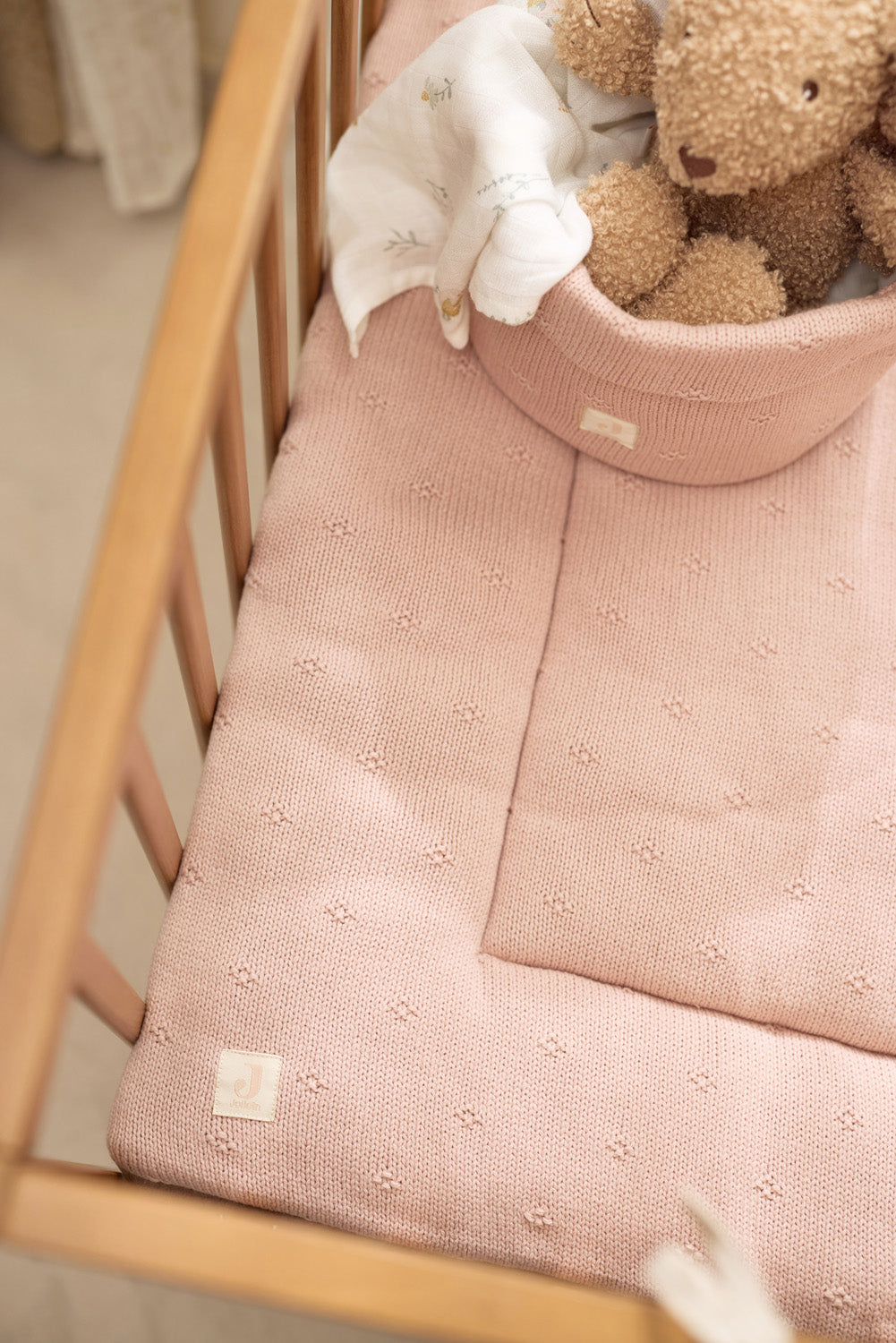 Boxkleed Cosy Knit 75x95cm - Wild Rose - afbeelding 8