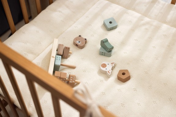 Jollein - Boxkleed Cosy Knit - Ivory