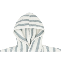 Jollein - Badjas Streep Terry - Sea Green - 3-4 Jaar