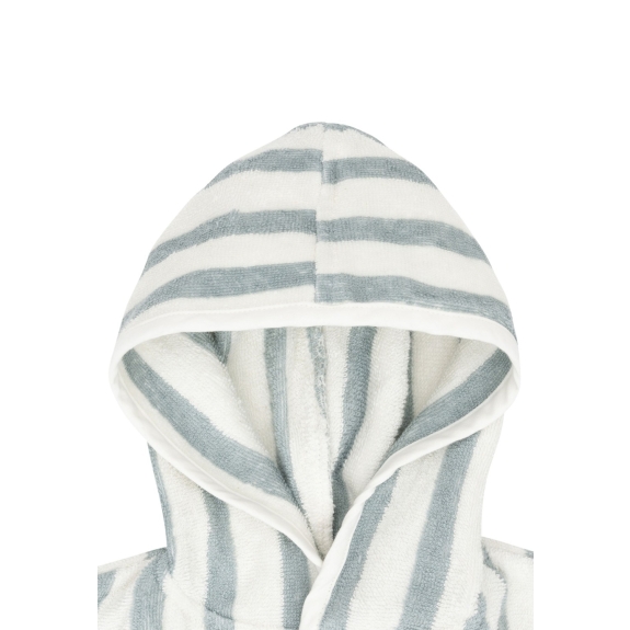Jollein - Badjas Streep Terry - Sea Green - 3-4 Jaar