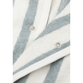 Jollein - Badjas Streep Terry - Sea Green - 3-4 Jaar