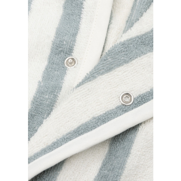 Jollein - Badjas Streep Terry - Sea Green - 3-4 Jaar