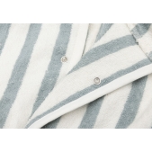 Jollein - Badjas Streep Terry - Sea Green - 3-4 Jaar