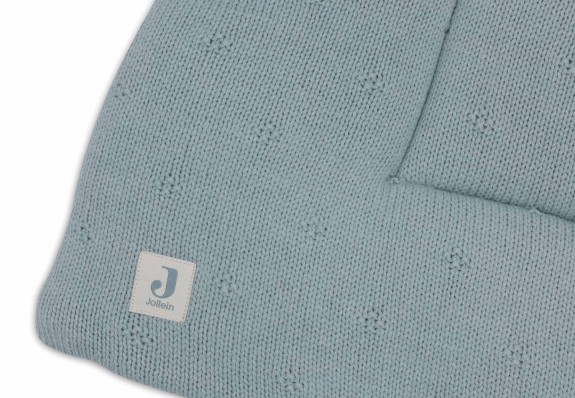 Jollein - Boxkleed Cosy Knit 75x95cm - Sea Green