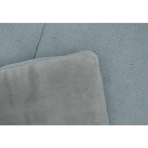 Jollein - Boxkleed Cosy Knit 75x95cm - Sea Green
