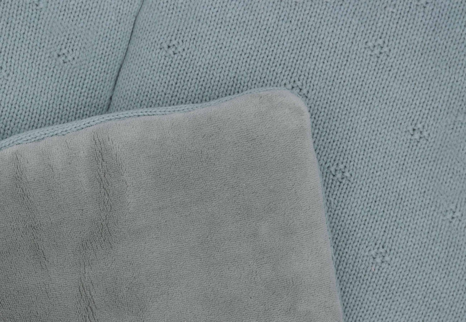 Boxkleed Cosy Knit 75x95cm - Sea Green - afbeelding 4