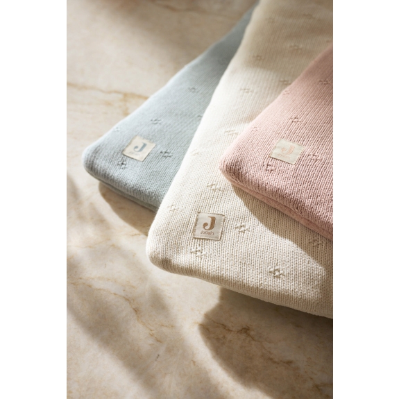 Jollein - Boxkleed Cosy Knit 75x95cm - Sea Green