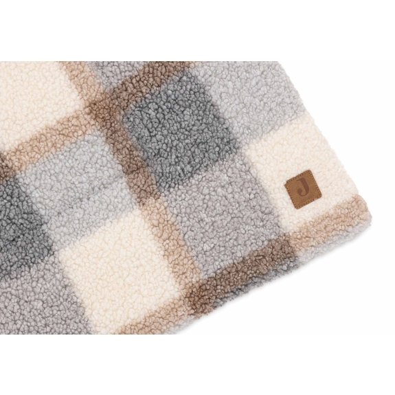 Jollein - Winterklaar Boxkleed 75x95cm - Check Boucle