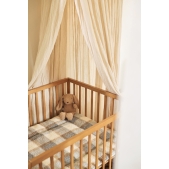 Jollein - Winterklaar Boxkleed 75x95cm - Check Boucle