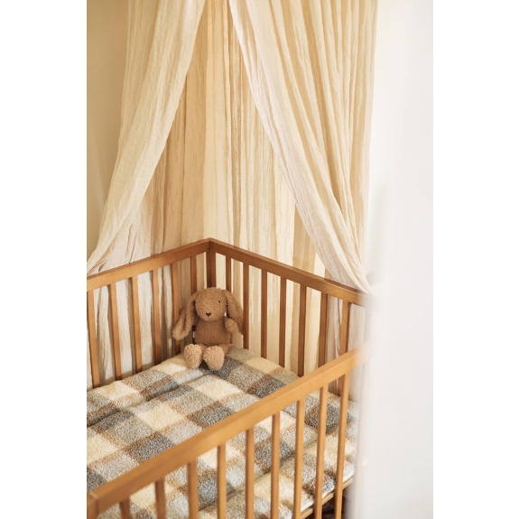 Jollein - Winterklaar Boxkleed 75x95cm - Check Boucle