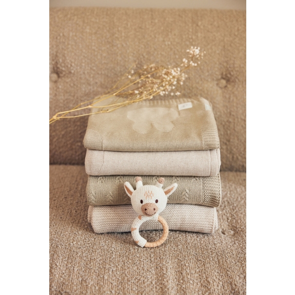 Jollein - Deken Ledikant 100x150cm Miffy - Nougat