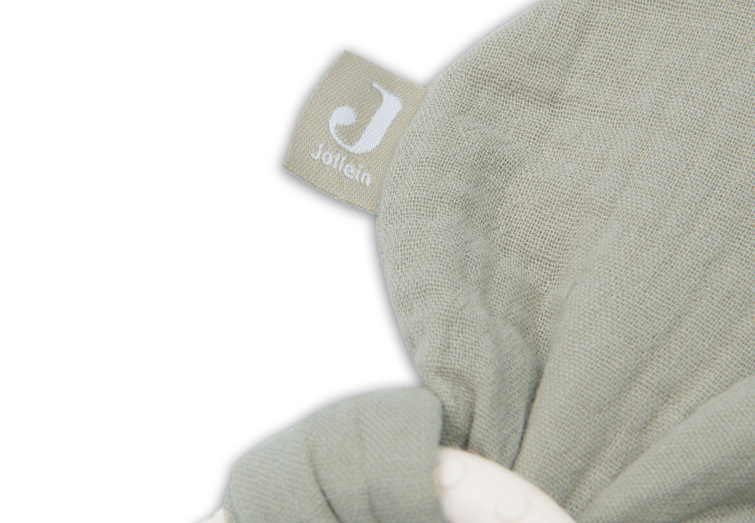 Siliconen Bijtring Bunny Ears - Olive Green - afbeelding 2