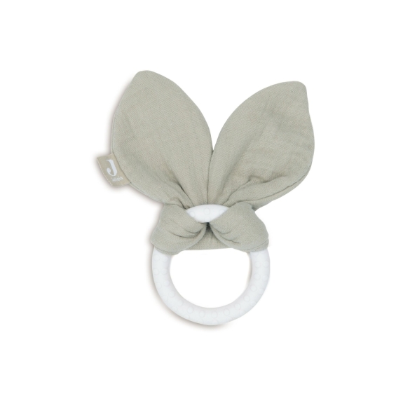 Jollein - Siliconen Bijtring Bunny Ears - Olive Green