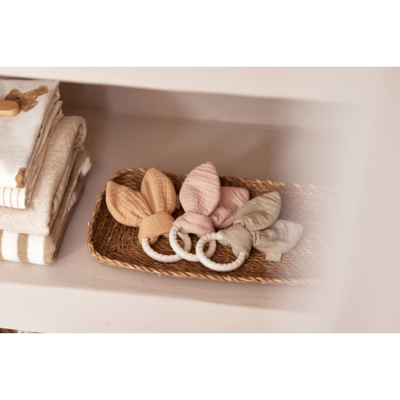 Jollein - Siliconen Bunny Oren Bijtring - Wild Rose