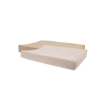 Badstof Aankleedkussenhoes 50x70cm - Wild Rose/Biscuit