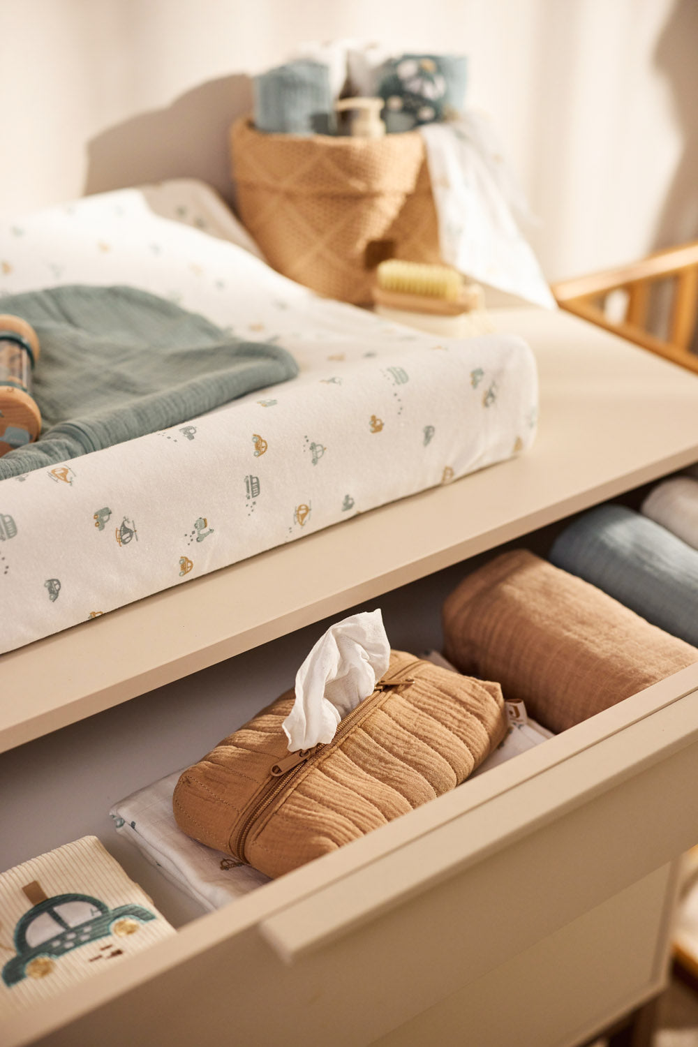 Comfortabele Aankleedkussenhoes Jersey 50x70cm - afbeelding 5