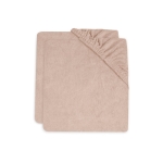 Badstof Aankleedkussenhoes 75x85cm Wild Rose - 2 Stuks