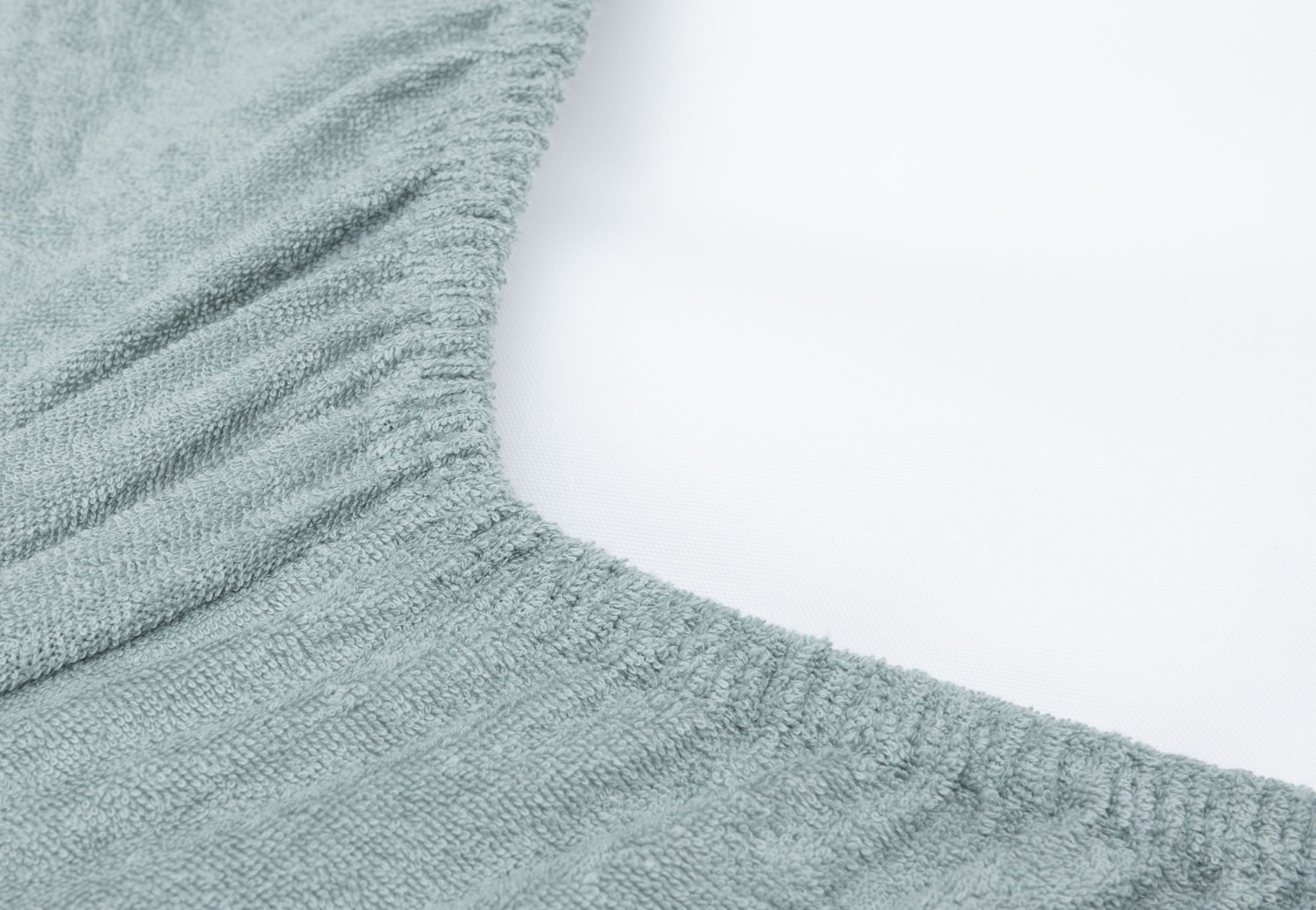 Badstof Aankleedkussenhoes 50x70cm - Sea Green/Biscuit - afbeelding 3