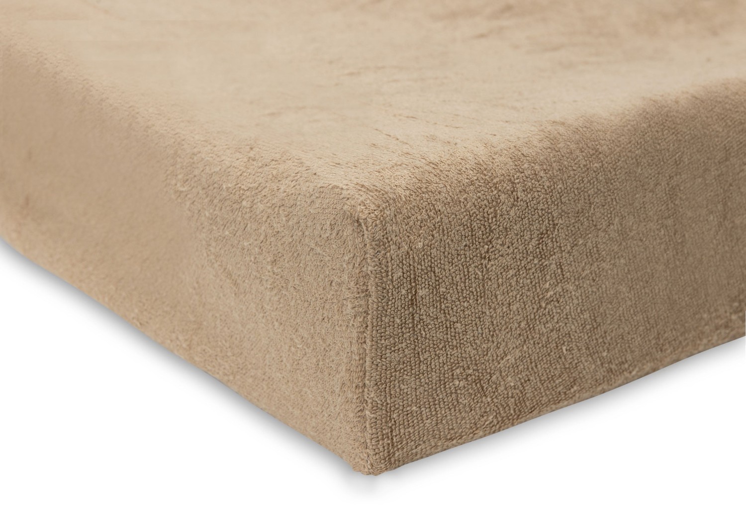 Badstof Aankleedkussenhoes 50x70cm - Sea Green/Biscuit - afbeelding 6