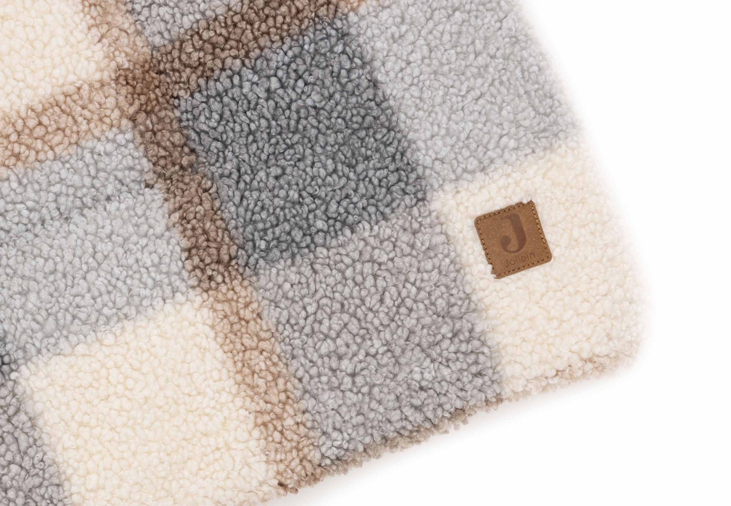 Boxkleed Check Boucle 100x100cm - afbeelding 3