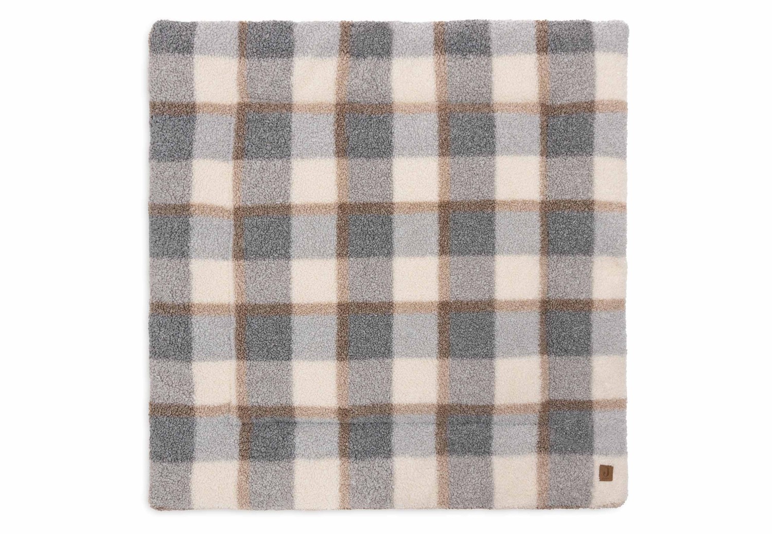 Boxkleed Check Boucle 100x100cm