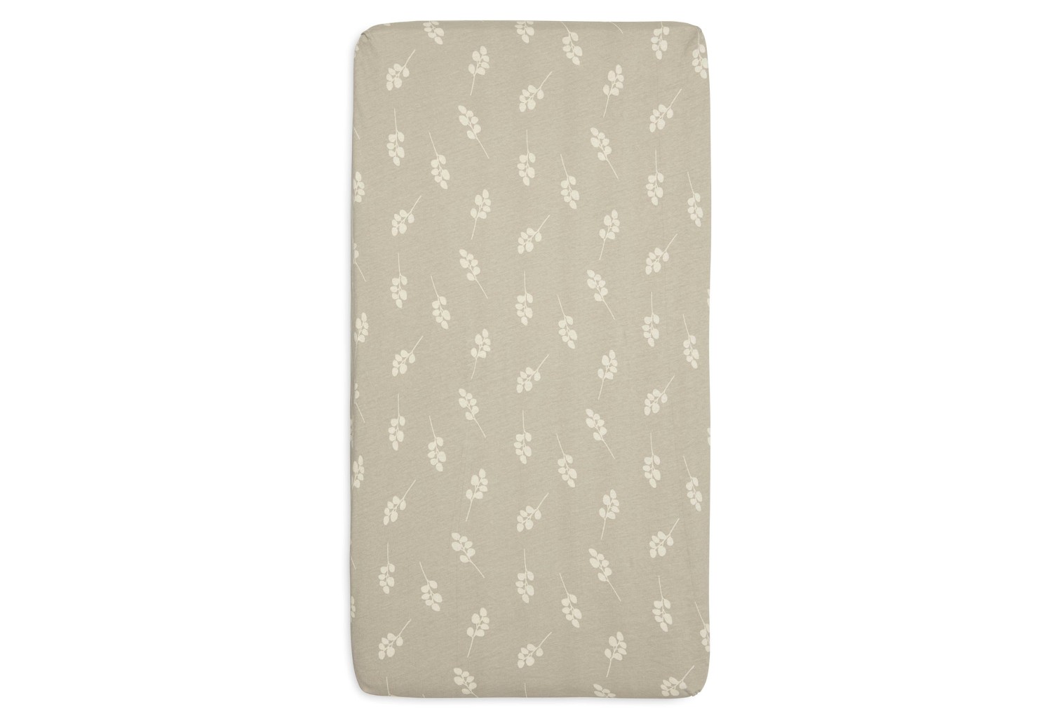 Hoeslaken Jersey 70/140x75/150cm Twig - Olijfgroen - afbeelding 2
