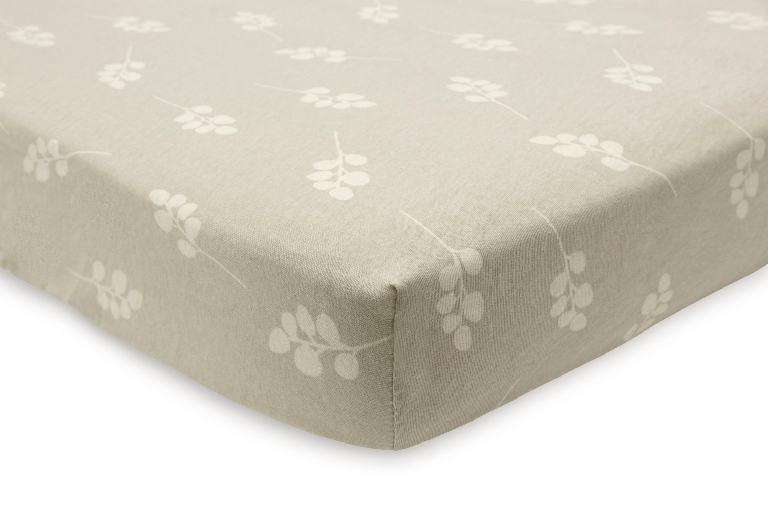 Hoeslaken Jersey 70/140x75/150cm Twig - Olijfgroen - afbeelding 3