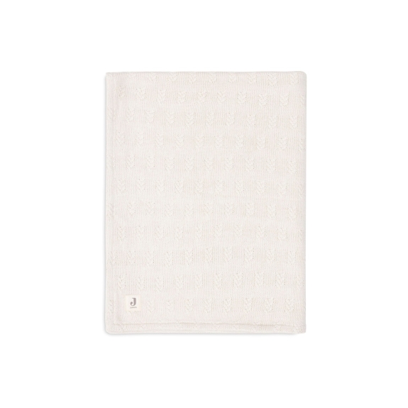 Jollein - Deken Ledikant Grain Knit - Oatmeal/Velvet
