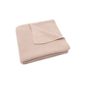 Jollein - Deken Wieg 75x100cm Basic Knit - Wild Rose