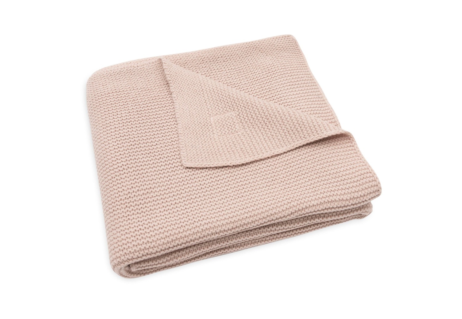 Deken Wieg 75x100cm Basic Knit - Wild Rose - afbeelding 5