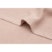 Jollein - Deken Wieg 75x100cm Basic Knit - Wild Rose