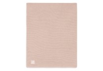 Jollein - Deken Wieg 75x100cm Basic Knit - Wild Rose