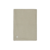 Jollein - Deken Wieg Basic Knit - Olive Green/Fleece
