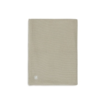 Jollein - Deken Wieg Basic Knit - Olive Green/Fleece