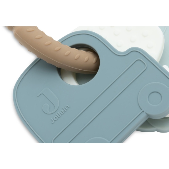 Jollein - Siliconen Bijtring Sleutelbos - Onderweg