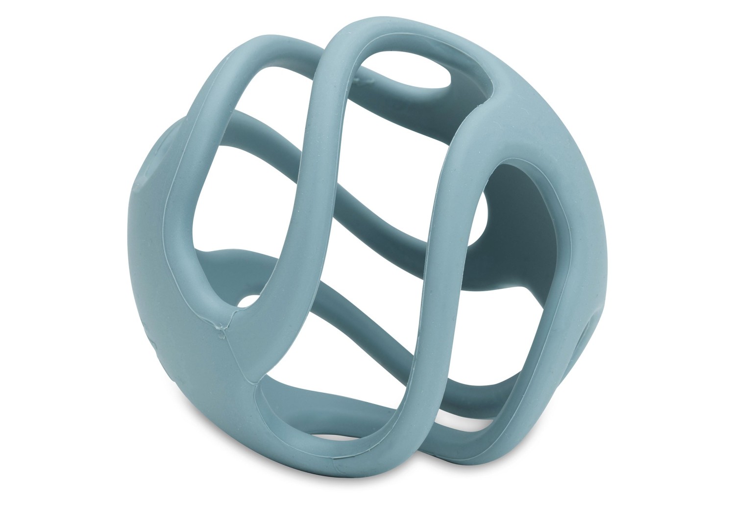 Siliconen Bijtring Bal  9,5cm - Sea Green - afbeelding 2