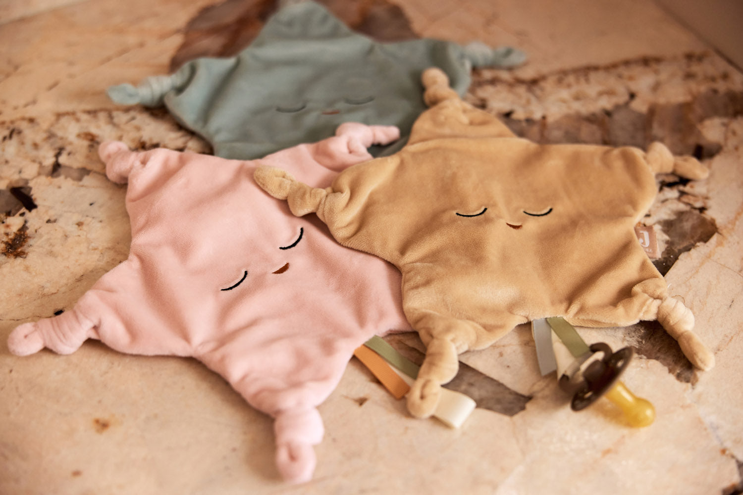 Speendoekje Little Star - Biscuit - afbeelding 4