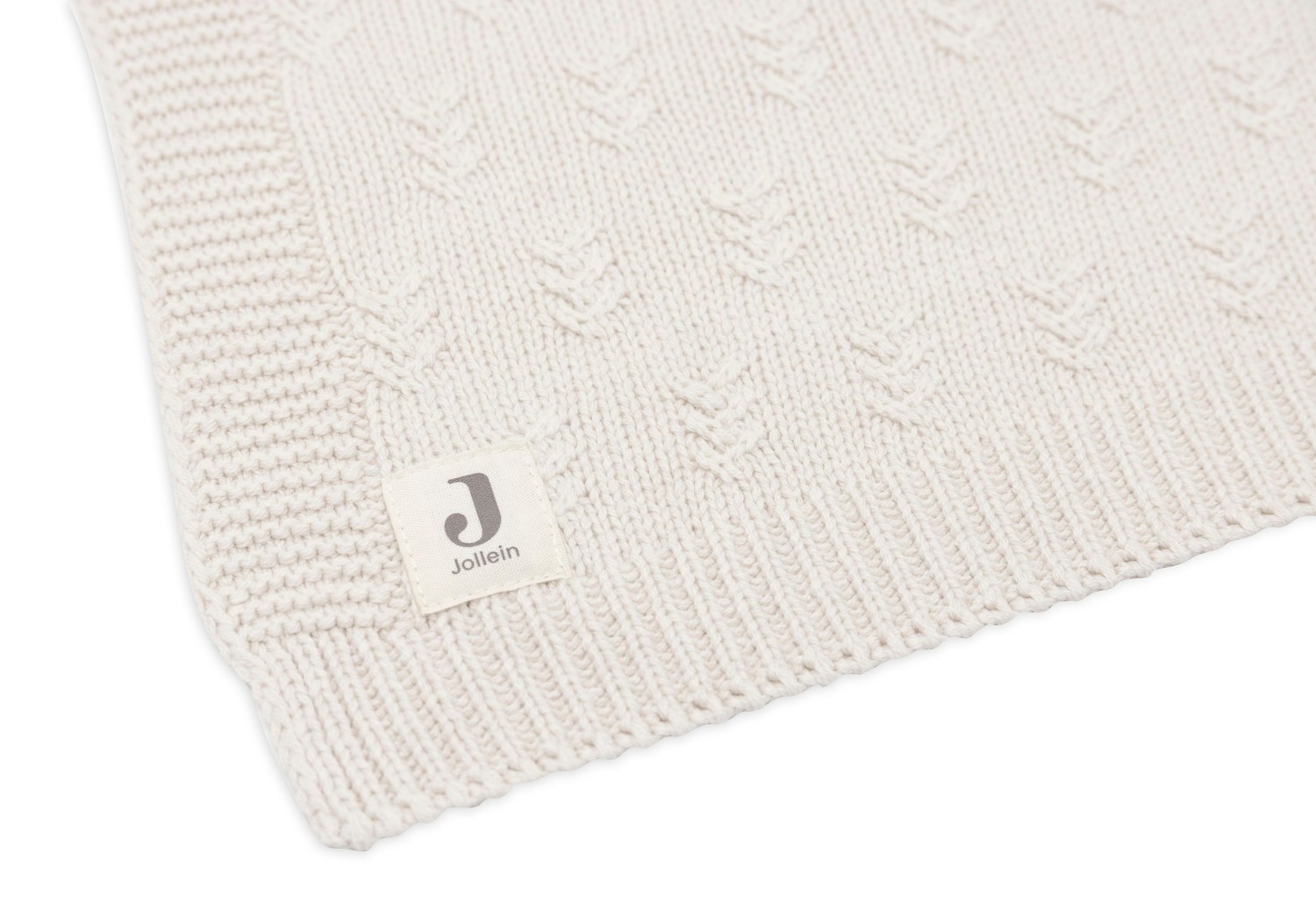 Deken Ledikant Grain Knit - Oatmeal - afbeelding 4