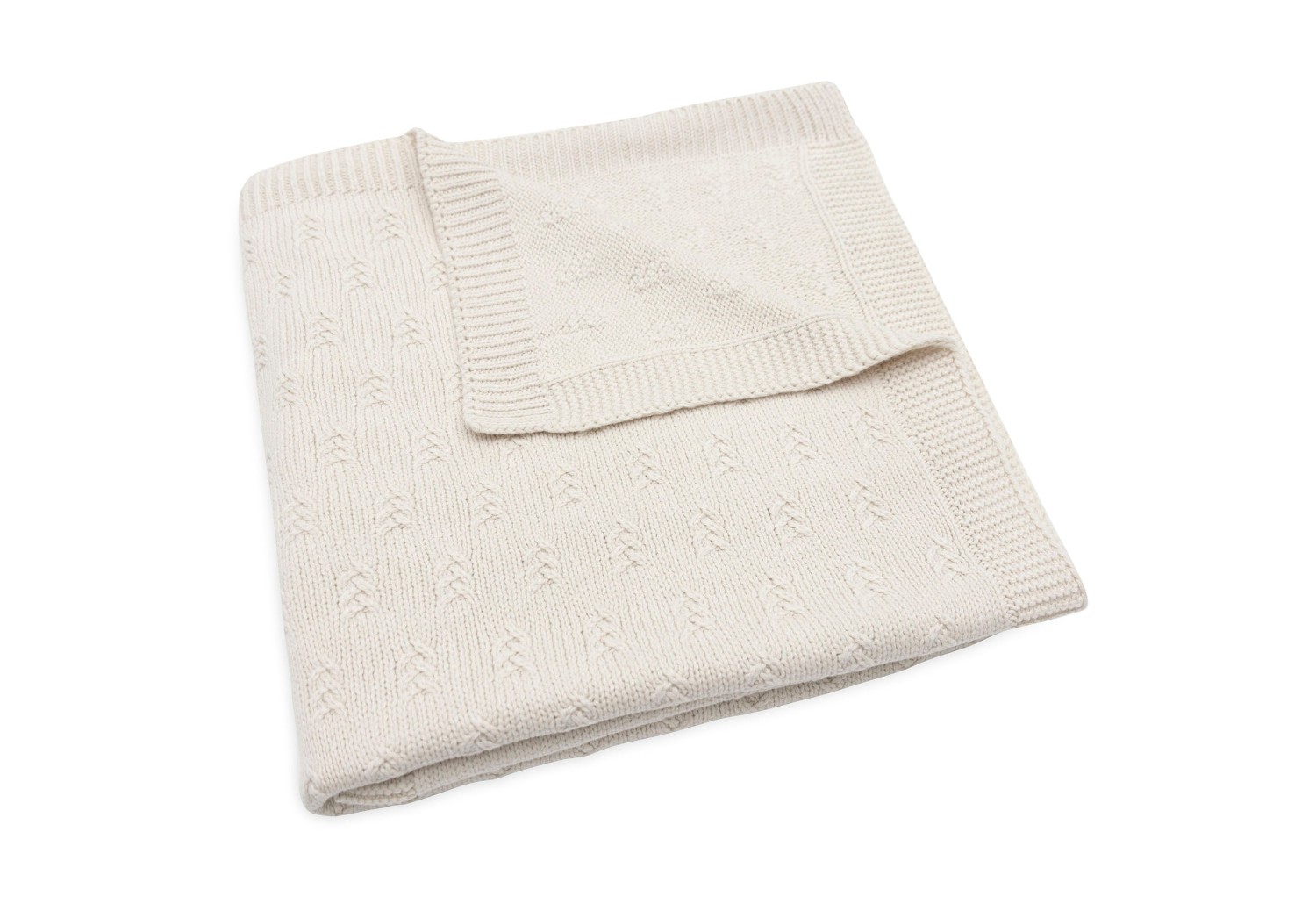 Deken Ledikant Grain Knit - Oatmeal - afbeelding 5