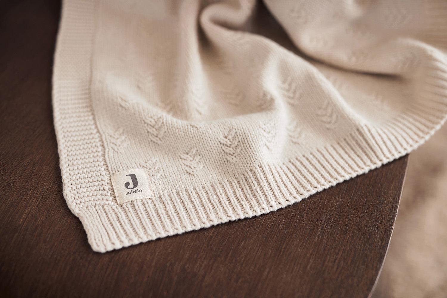 Deken Ledikant Grain Knit - Oatmeal - afbeelding 8