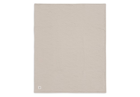 Comfy Dekentje 100x150cm met Crinkle Golfjes - Nougat